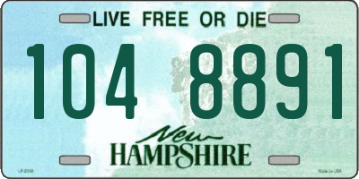 NH license plate 1048891