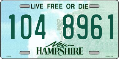 NH license plate 1048961