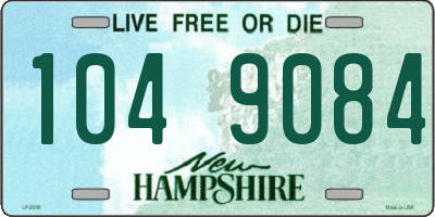 NH license plate 1049084