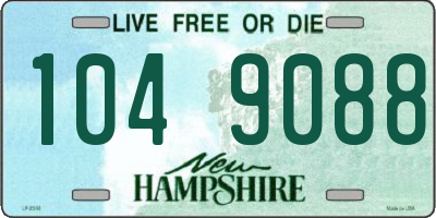 NH license plate 1049088