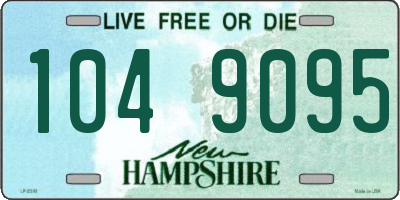 NH license plate 1049095