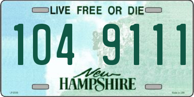 NH license plate 1049111