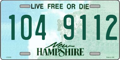 NH license plate 1049112