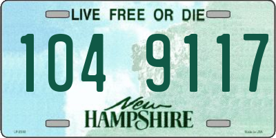 NH license plate 1049117