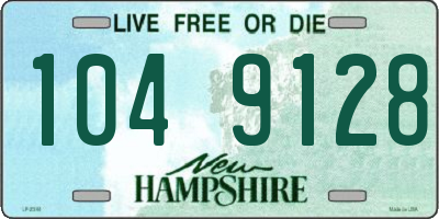 NH license plate 1049128