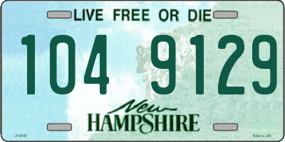 NH license plate 1049129