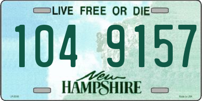 NH license plate 1049157