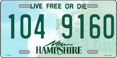 NH license plate 1049160