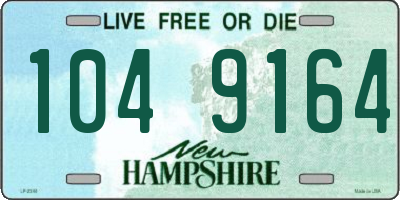 NH license plate 1049164