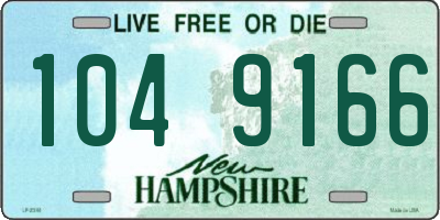 NH license plate 1049166