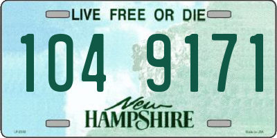 NH license plate 1049171