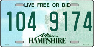 NH license plate 1049174