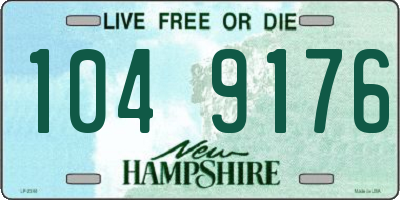 NH license plate 1049176