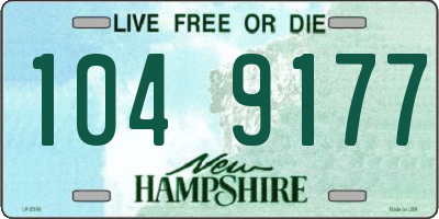 NH license plate 1049177
