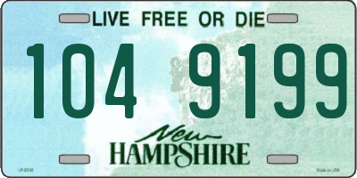 NH license plate 1049199