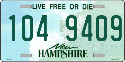 NH license plate 1049409