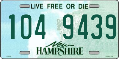 NH license plate 1049439