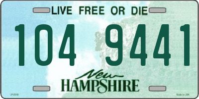 NH license plate 1049441