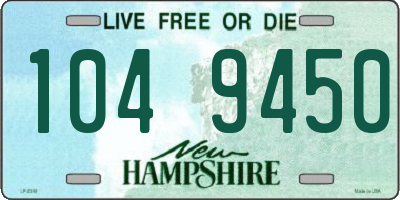 NH license plate 1049450