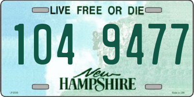 NH license plate 1049477