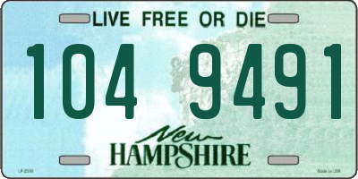 NH license plate 1049491