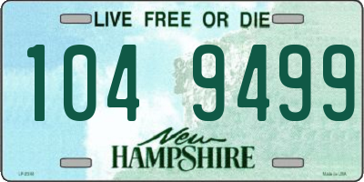 NH license plate 1049499
