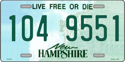 NH license plate 1049551