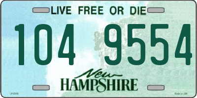NH license plate 1049554