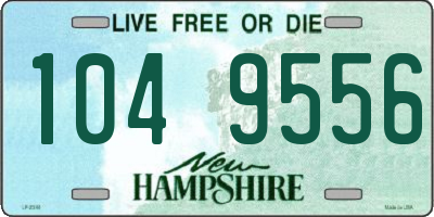 NH license plate 1049556