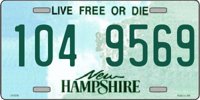 NH license plate 1049569
