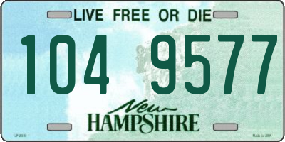 NH license plate 1049577