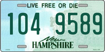 NH license plate 1049589