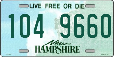 NH license plate 1049660