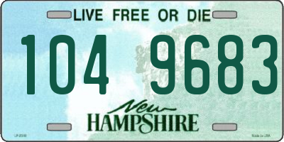 NH license plate 1049683