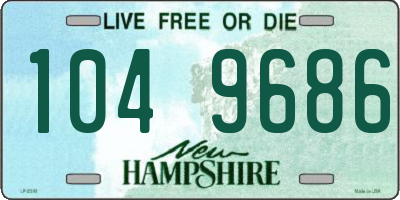 NH license plate 1049686
