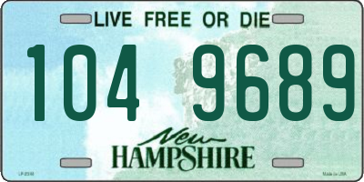 NH license plate 1049689