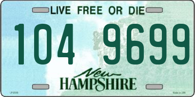 NH license plate 1049699