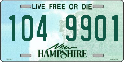 NH license plate 1049901