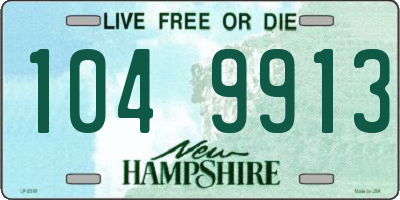 NH license plate 1049913