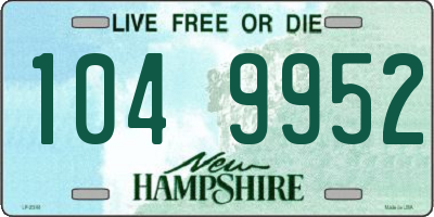 NH license plate 1049952