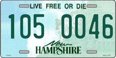NH license plate 1050046