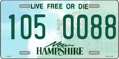 NH license plate 1050088