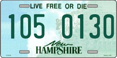 NH license plate 1050130