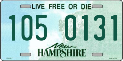 NH license plate 1050131