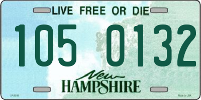 NH license plate 1050132