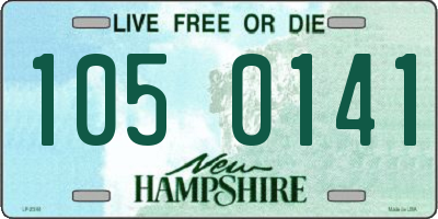 NH license plate 1050141