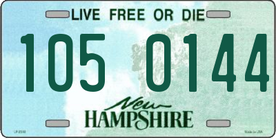 NH license plate 1050144