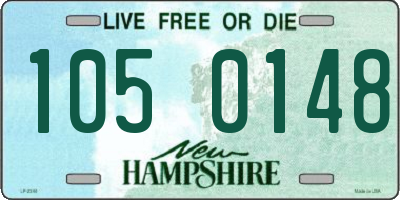 NH license plate 1050148