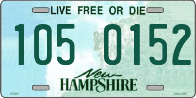 NH license plate 1050152
