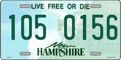 NH license plate 1050156